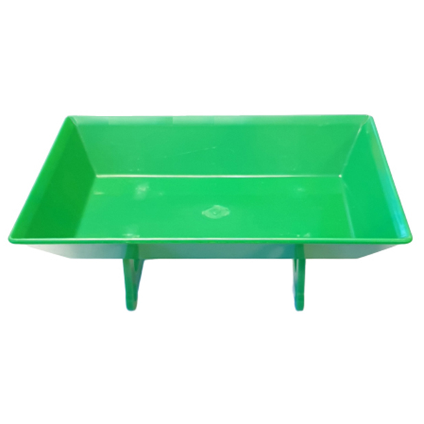 Synthetic tray, green 6" | PC.10.004